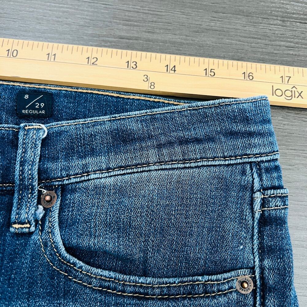 Lucky Brand Jeans Women's Size 8/29 Blue Mid Rise Straight Sweet Denim - Picture 10 of 14